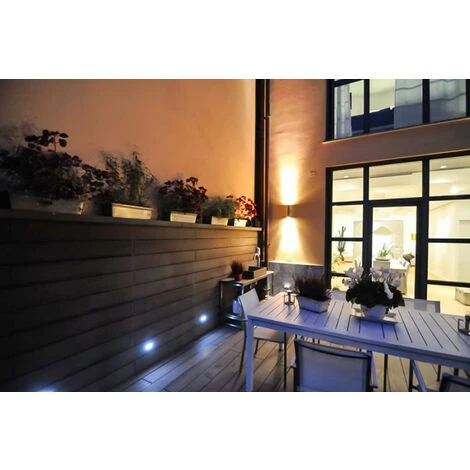 Faretto Segnapasso LED Esterno 3w Luce Fredda Rotondo Caplestabile Luci Percorso 4 Faretto Segnapasso LED Esterno 3w Luce Fredda Rotondo Caplestabile Luci Percorso - immagine 2