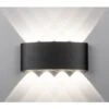 Applique LED Lampada Da Parete Ovale 24W Luce Fredda Nero Esterno Interno F11 -Negozio al dettaglio Paulmann 46235184 1