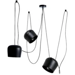 Lampada A Sospensione Nordica "BLUS". Colore Nero