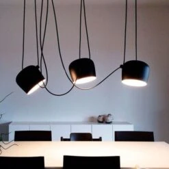 Lampada A Sospensione Nordica "BLUS". Colore Nero -Negozio al dettaglio Paulmann 46487296 3