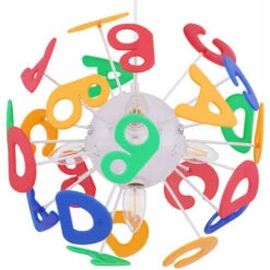 Lampada A Sospensione Per Cameretta Dei Bambini Lettere Lampada A Sospensione Lampada Per Bambini A Forma Di Palla, Plastica Colorata, Prese 4x E14, PxH 35x120 Cm -Negozio al dettaglio Paulmann 46924621 4