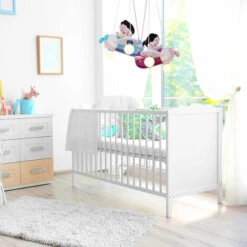 Bambini Soffitto Lampada A Pendolo Ragazze Aeroplano Sala Giochi Legno Aviatore Appeso Rosa Chiaro Bianco -Negozio al dettaglio Paulmann 46925196 4