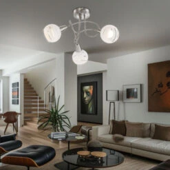 Plafoniera A LED Da 12 Watt 3x Faretti Faretti A Spirale Illuminazione A Soffitto -Negozio al dettaglio Paulmann 46925791 3