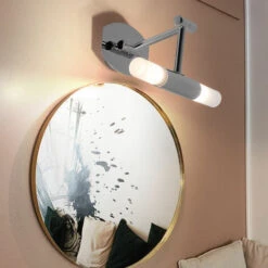 Lampada Da Parete A LED Lampada Da Parete In Vetro Cromato Mobile All'interno Della Camera Da Letto Lampada Da Parete, Lampada Orientabile, 2x LED 2,5W 210lm, LxP: 23 X 26 Cm, Set Di 2 7 Lampada Da Parete A LED Lampada Da Parete In Vetro Cromato Mobile All'interno Della Camera Da Letto Lampada Da Parete, Lampada Orientabile, 2x LED 2,5W 210lm, LxP: 23 X 26 Cm, Set Di 2 -Negozio al dettaglio Paulmann 46925999 3