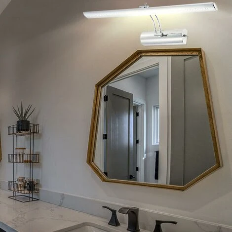 Lampada Da Parete Lampada Da Parete Lampada Da Parete A LED Mobile Lampada Da Lettura Cromo, 6W 310lm 4000K, LxA 53 X 16 Cm 5 Lampada Da Parete Lampada Da Parete Lampada Da Parete A LED Mobile Lampada Da Lettura Cromo, 6W 310lm 4000K, LxA 53 X 16 Cm - immagine 3