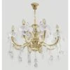 Trade Shop - Lampadario Soffitto 8 Bracci Attacco E14 Pendenti Acrilico Oro Argento A19 Oro -Negozio al dettaglio Paulmann 47202653 1