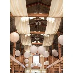 Kueatily Lanterna Di Carta Bianca - Confezione Da 10 Pezzi, Lanterna Di Carta A Sfera Da 30 Cm Per Matrimoni, Casa, Decorazioni Per Feste, Ecc. -Negozio al dettaglio Paulmann 47437336 4