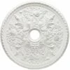 77754  Medaglione Da Soffitto Di 71,1 Cm Con Finitura Bianca