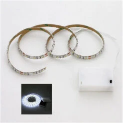 Striscia LED Adesiva 1M Luce Fredda Sensore Movimento A Batteria TE-B0454 -Negozio al dettaglio Paulmann 49639187 3