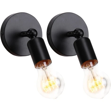 2 PCS Vintage Industriale Applique Parete Camera Da Letto Soggiorno Cucina E27 Ferro Battuto Lampada Parete 3 2 PCS Vintage Industriale Applique Parete Camera Da Letto Soggiorno Cucina E27 Ferro Battuto Lampada Parete