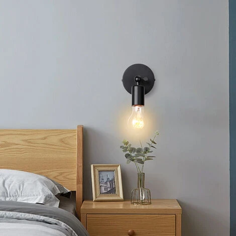 2 PCS Vintage Industriale Applique Parete Camera Da Letto Soggiorno Cucina E27 Ferro Battuto Lampada Parete 5 2 PCS Vintage Industriale Applique Parete Camera Da Letto Soggiorno Cucina E27 Ferro Battuto Lampada Parete - immagine 3