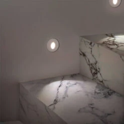 Segnapasso Da Esterni LED 1W Da Incasso A Parete Circolare Bianco Adam Bianco Caldo 3000K 90 º -Negozio al dettaglio Paulmann 50639250 5