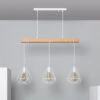 Lampada A Sospensione In Metallo E Legno Sarda 3 Faretti Bianco200 Mm360º -Negozio al dettaglio Paulmann 50821775 1