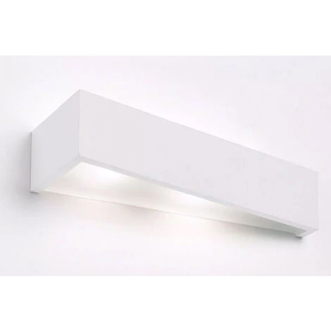 Applique Lampada Gesso Moderno Triangolo Bianco Verniciabile AttaccoG9 GS-5050 3 Applique Lampada Gesso Moderno Triangolo Bianco Verniciabile AttaccoG9 GS-5050