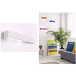 Applique Lampada Gesso Moderno Triangolo Bianco Verniciabile AttaccoG9 GS-5050 9 Applique Lampada Gesso Moderno Triangolo Bianco Verniciabile AttaccoG9 GS-5050 -Negozio al dettaglio Paulmann 51277177 3