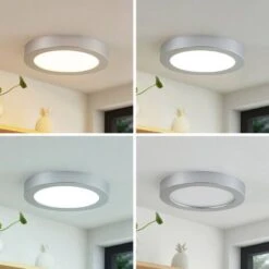 Prios Edwina Plafoniera LED, Argento, 24,5 Cm -Negozio al dettaglio Paulmann 51461928 3