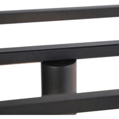 QAZQA + Lampada A Sospensione Tavolo Soggiorno Cage - Moderno - Acciaio - Nero - Allungato Max. 5 X Watt -Negozio al dettaglio Paulmann 51738417 4