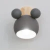 Applique Da Muro Nordica Lampada A Muro Per Cartoni Animati Applique Da Parete Creativa Luce A Muro Di Personalità Semplice Per Soggiorno Camera Da Letto Camera Dei Bambini Grigio -Negozio al dettaglio Paulmann 51787347 1