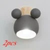 2X Applique Da Muro Nordica Lampada A Muro Per Cartoni Animati Applique Da Parete Creativa Luce A Muro Di Personalità Semplice Per Soggiorno Camera Da Letto Camera Dei Bambini Grigio -Negozio al dettaglio Paulmann 51787354 1