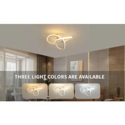 Plafoniera LED Soffitto, Lampada Da Soffitto In Acrilico 22W, Plafoniera Dimmerabile 3000K / 4000K / 6000K Per Cucina, Soggiorno, Camera Da Letto, Diametro 24 Cm -Negozio al dettaglio Paulmann 52072737 3