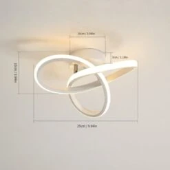 Plafoniera LED Soffitto, Lampada Da Soffitto In Acrilico 22W, Plafoniera Dimmerabile 3000K / 4000K / 6000K Per Cucina, Soggiorno, Camera Da Letto, Diametro 24 Cm -Negozio al dettaglio Paulmann 52072737 5