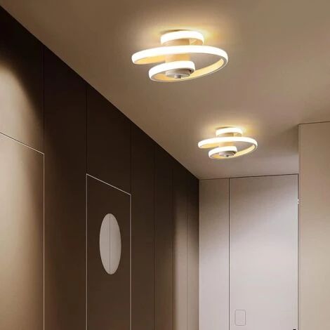 Plafoniera LED Da Soffitto, Lampada Da Soffitto LED 24W Creativo Plafoniera Design In Alluminio Spirale Linea, Lampadario Da Soffitto Moderno Per Soggiorno Camera Da Letto Sala Cucina Corridoio 4 Plafoniera LED Da Soffitto, Lampada Da Soffitto LED 24W Creativo Plafoniera Design In Alluminio Spirale Linea, Lampadario Da Soffitto Moderno Per Soggiorno Camera Da Letto Sala Cucina Corridoio - immagine 2