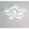 Plafoniera LED Soffitto, Lampada Da Soffitto Moderna 60W 4500lm, Plafoniera LED Design A Petalo Elegante Per Soggiorno Camera Da Letto Sala Da Pranzo Bagno (Bianco Freddo 6000K, Diametro 60cm)