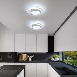 Plafoniere LED, Lampada Da Soffitto 32W 2500lm, Plafoniere Design Rond Moderno Per Soggiorno Cucina Bagno Camera Da Letto Corridoio, Bianco Freddo 6000K, Diametro 28cm -Negozio al dettaglio Paulmann 52072894 4