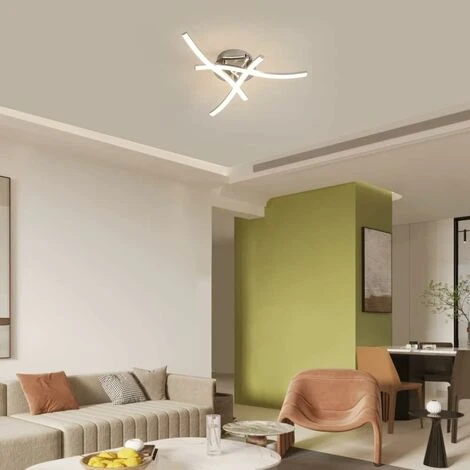 Plafoniera LED Soffitto, Lampadario Soggiorno, Luce Bianca Neutra 4000K, LED Integrati 18W 1.600Lm, Lampada Da Soffitto Moderna Per Camera Da Letto Soggiorno Ristorante Scala, 220V 4 Plafoniera LED Soffitto, Lampadario Soggiorno, Luce Bianca Neutra 4000K, LED Integrati 18W 1.600Lm, Lampada Da Soffitto Moderna Per Camera Da Letto Soggiorno Ristorante Scala, 220V - immagine 2