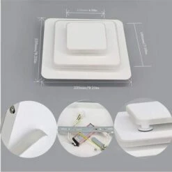 Lampada Corridoio Parete 3 In 1 Bianca Applique Creativo Da Parete Interno 350° Girevole Quadrata Led Aplique Da Parete Per Soggiorno Camera Da Letto Scala Corridoio 11 Lampada Corridoio Parete 3 In 1 Bianca Applique Creativo Da Parete Interno 350° Girevole Quadrata Led Aplique Da Parete Per Soggiorno Camera Da Letto Scala Corridoio -Negozio al dettaglio Paulmann 52072944 5