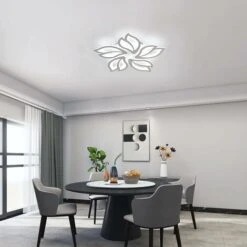 LED Plafoniera, 60W Moderna Lampada Da Soffitto, Plafoniere Da Soffitto 6000lm 6000K Bianco Freddo Per Soggiorno, Cucina, Cucina, Camera Da Letto,5heads/70CM -Negozio al dettaglio Paulmann 52072964 3