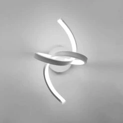 Plafoniera LED Soffitto, Lampada Da Soffitto 18W 2080LM, Plafoniera LED Design Curvo Per Soggiorno, Cucina, Camera Da Letto, Diametro 31cm, Luce Bianca 6500K