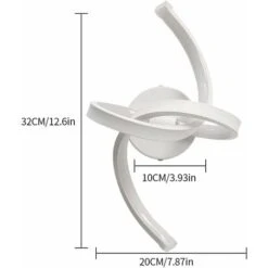 Plafoniera LED Soffitto, Lampada Da Soffitto 18W 2080LM, Plafoniera LED Design Curvo Per Soggiorno, Cucina, Camera Da Letto, Diametro 31cm, Luce Bianca 6500K -Negozio al dettaglio Paulmann 52072985 5