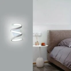Lampada Da Parete LED, Lampada Muro Interno 18W, Lampade Per Scale Interni Applique LED Spirale Per Camera Da Letto Tromba Delle Scale, 6000K Luce Bianca Fredda -Negozio al dettaglio Paulmann 52072989 3