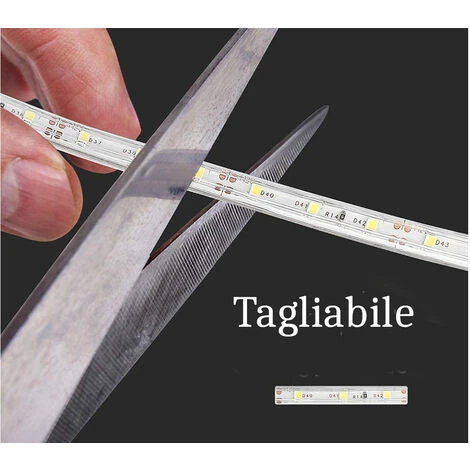 Striscia Led Bobina 100M 2835 Luce Naturale 6mm Flessibile Siliconata Singola 6 Striscia Led Bobina 100M 2835 Luce Naturale 6mm Flessibile Siliconata Singola - immagine 4