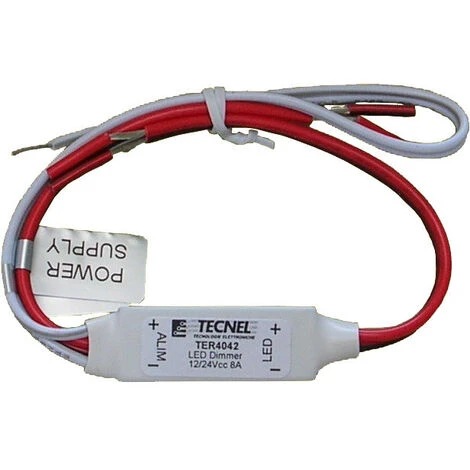 Dimmer Tecnel Per Strip LED Comando A Pulsanti IP40 TER4042 3 Dimmer Tecnel Per Strip LED Comando A Pulsanti IP40 TER4042