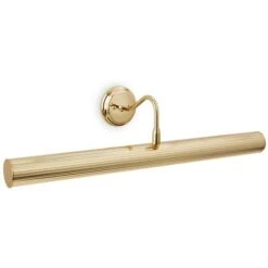 Firstlight Reeded - Applique Da Parete A 4 Luci In Ottone Lucido, Attacco E14