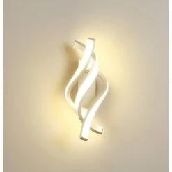 Applique Da Parete Con Illuminazione In Acrilico 1280LM, Applique Da Parete A LED Per Interni, Lampada Da Parete Moderna Da 16 W, Bianco Caldo 3000 K Per La Scala Del Corridoio Della Camera Da Letto D