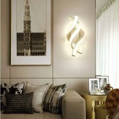 Applique Da Parete Con Illuminazione In Acrilico 1280LM, Applique Da Parete A LED Per Interni, Lampada Da Parete Moderna Da 16 W, Bianco Caldo 3000 K Per La Scala Del Corridoio Della Camera Da Letto D -Negozio al dettaglio Paulmann 52859914 4