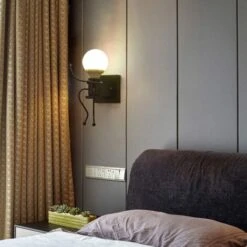 Applique Da Parete Robot, Applique Da Parete Nera In Stile Retrò Contemporaneo Creativo, Applique Da Parete Per Camera Da Letto Comodino Camera Dei Bambini Scala Del Corridoio (nero) -Negozio al dettaglio Paulmann 52859952 5