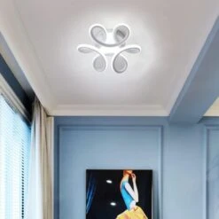 Plafoniera A LED, Lampadario, Plafoniera Dal Design Curvo Moderno Per Corridoio Balcone Soggiorno Cucina Bagno Camera Da Letto, 30 W, Bianco Iteddo 6000 K, Diametro 26 Cm -Negozio al dettaglio Paulmann 52859957 3