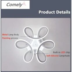 Plafoniera A LED, Lampadario, Plafoniera Dal Design Curvo Moderno Per Corridoio Balcone Soggiorno Cucina Bagno Camera Da Letto, 30 W, Bianco Iteddo 6000 K, Diametro 26 Cm -Negozio al dettaglio Paulmann 52859957 5