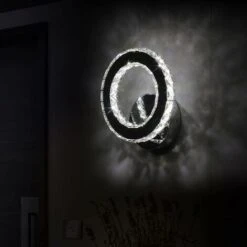 Applique Da Parete In Cristallo LED K9, Applique Da Parete 16W, Lampada Da Parete Per Corridoio Camera Da Letto Soggiorno, Luce Bianca Itedda 10 Applique Da Parete In Cristallo LED K9, Applique Da Parete 16W, Lampada Da Parete Per Corridoio Camera Da Letto Soggiorno, Luce Bianca Itedda -Negozio al dettaglio Paulmann 52859985 4