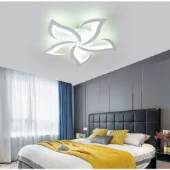 Plafoniera A LED, Plafoniera Moderna 60W 4500LM, Plafoniera Moderna A Petalo Per Soggiorno Cucina Bagno Camera Da Letto Sala Da Pranzo (Bianco Iteddo 6000K, Diametro 60cm) -Negozio al dettaglio Paulmann 52860073 5