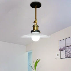 2PCS 22CM Retro Applique Da Parete Per Interni Luce A Muro In Ferro Industriale Lampada A Muro Vintage Per Camera Da Letto Corridoio Ristorante Bianco -Negozio al dettaglio Paulmann 52861559 4