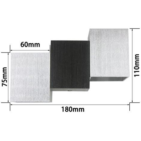 Applique Da Parete 6W Led Lampada Da Parete Moderna Bianco Freddo Luce A Muro Da Interno Per Corridoio Del Soggiorno 6 Applique Da Parete 6W Led Lampada Da Parete Moderna Bianco Freddo Luce A Muro Da Interno Per Corridoio Del Soggiorno - immagine 4