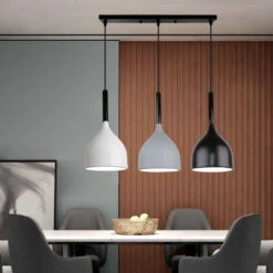 Lampadari A Sospensione Moderna Nordica Lampadari A Sospensione Retrò 3 Portalampada Lampadario Vintage Per Ufficio Caffetteria Soggiorno Cucina -Negozio al dettaglio Paulmann 52862238 3