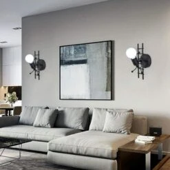 Humanoid Creativo Lampada Da Parete Interno Applique Da Parete Moderna Lampada A Muro Applique Candelabro E27 Per Camera Da Letto, Soggiorno, Camera Per Bambini, Corridoio, Scala -Negozio al dettaglio Paulmann 53418221 3