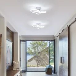 LED Lampada Da Soffitto Moderna, 22W Creativo Forma Di Fiore Plafoniera LED Soffitto, Bianco Freddo 6000K Illuminazione A Soffitto Per Soggiorno Camera Da Letto Sala Cucina Corridoio -Negozio al dettaglio Paulmann 53418245 4