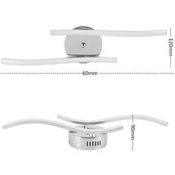 Plafoniera LED Da Soffitto, Lampadario Soggiorno, Luce Bianca Neutra 4000K, 1100lumen 12W Lampadario, Lampada Moderna Da Soffitto Per Soggiorno Camera Da Letto Cucina -Negozio al dettaglio Paulmann 53418309 5